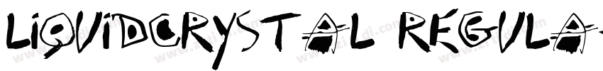 LiquidCrystal Regula字体转换